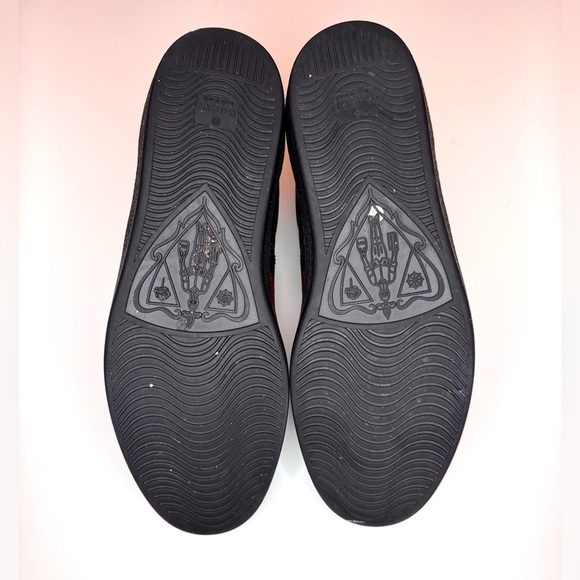 Gucci Men’s Ace Black Leather Python Embossed  Lace Up Sneakers Size- 9.5 - Picture 9 of 12